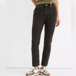 Madewell The Curvy Perfect Vintage Jean 31 Lunar Wash Black